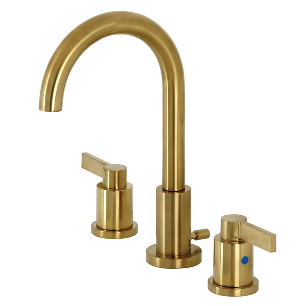 Fauceture NuvoFusion Widespread Bathroom Faucet, Brushed Brass FSC8923NDL